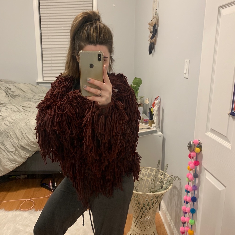 shaggy misguided cardigan ; new with tags